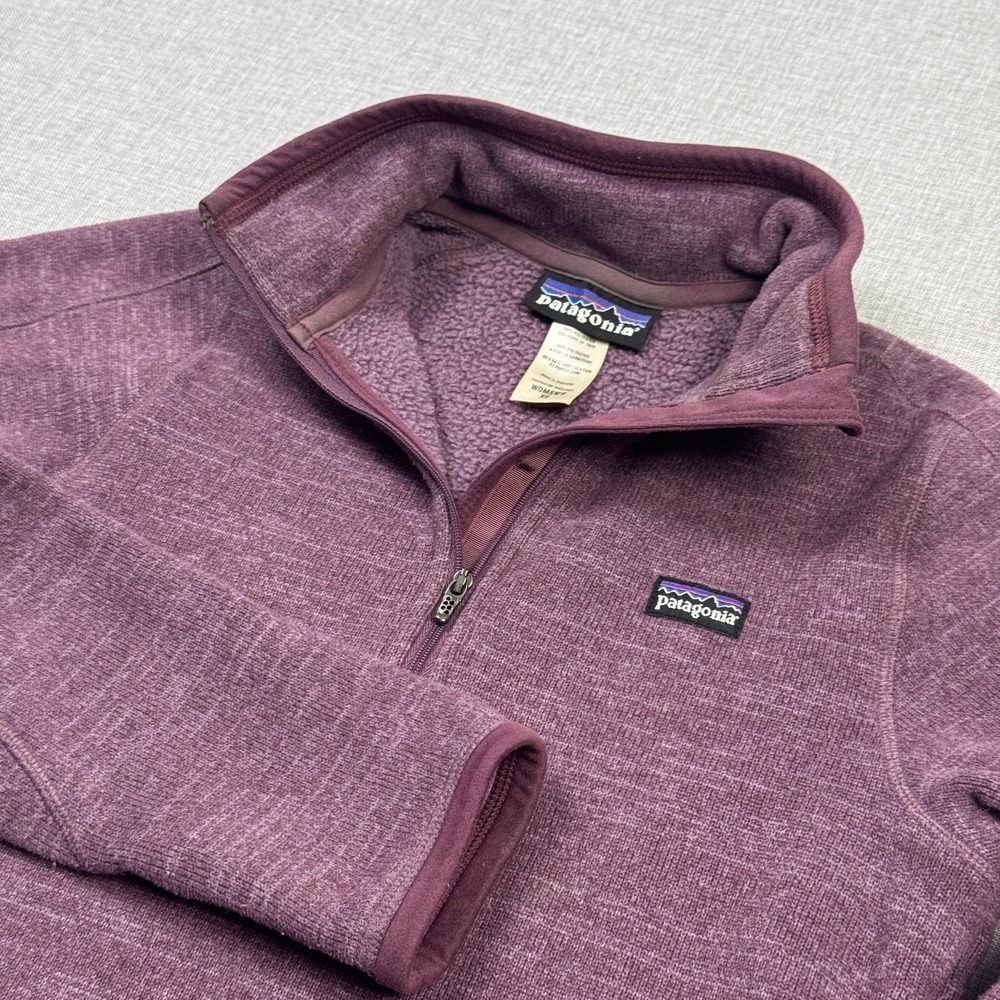 Patagonia‎ 1/4 Zip Fleece Better Sweater Womens XS Purple Pullover Outdoor